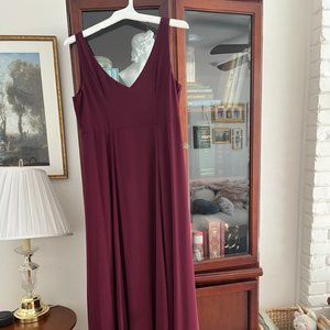 Show Me Your Mumu Jenn Maxi Dress in Merlot